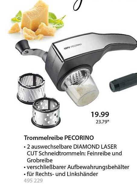 Trommelreibe PECORINO