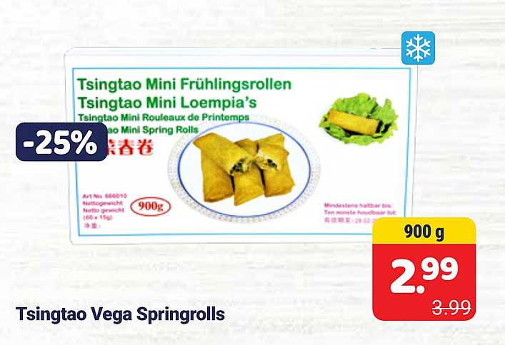 Tsingtao Vega Springrolls
