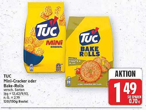 TUC Mini-Cracker oder Bake-Rolls
