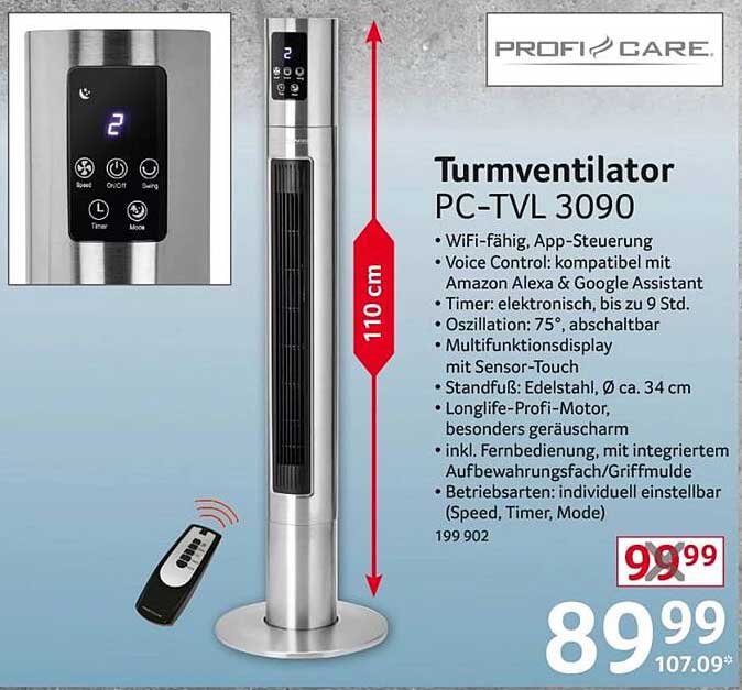 Turmventilator PC-TVL 3090