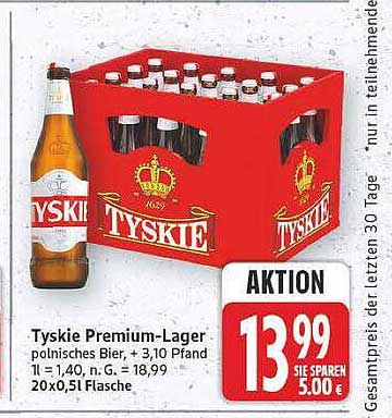 Tyskie Premium-Lager