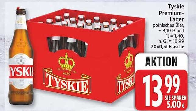 Tyskie Premium-Lager