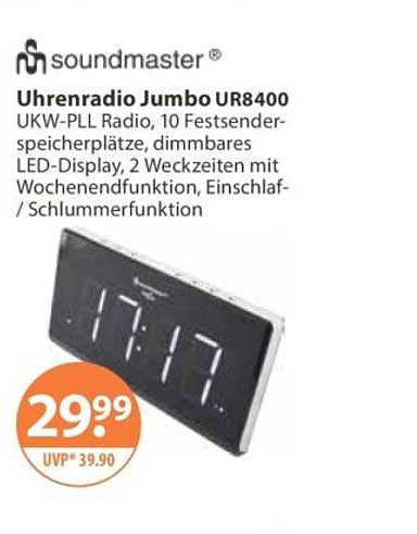 Uhrenradio Jumbo UR8400