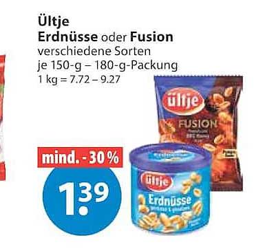 Ültje Erdnüsse oder Fusion