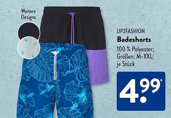 UP2FASHION Badeshorts