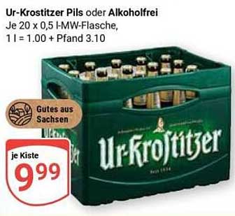 Ur-Krostitzer Pils oder Alkoholfrei