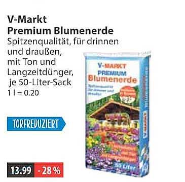V-Markt Premium Blumenerde