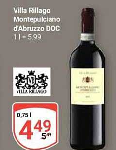 Villa Rillago Montepulciano d’Abruzzo DOC