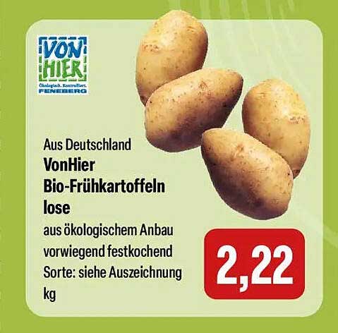 VonHier Bio-Frühkartoffeln lose