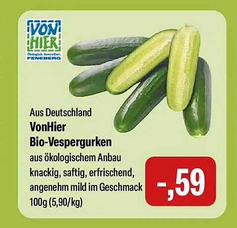 VonHier Bio-Vespergurken