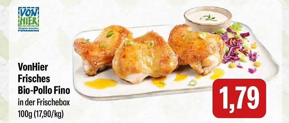 VonHier Frisches Bio-Pollo Fino in der Frischebox