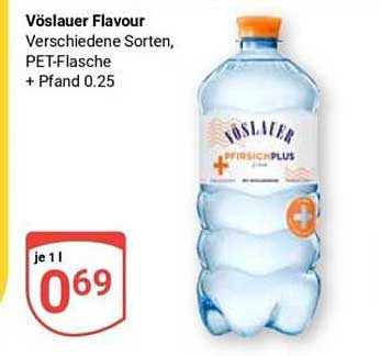 Vöslauer Flavour Verschiedene Sorten, PET-Flasche + Pfand 0.25