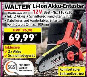 WALTER Li-Ion Akku-Entaster