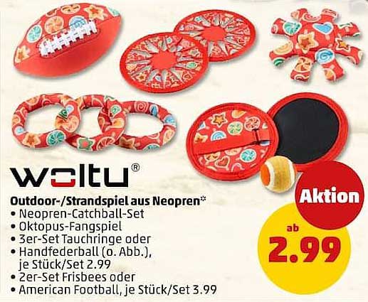 waltu Outdoor-/Strandspiel aus Neopren**