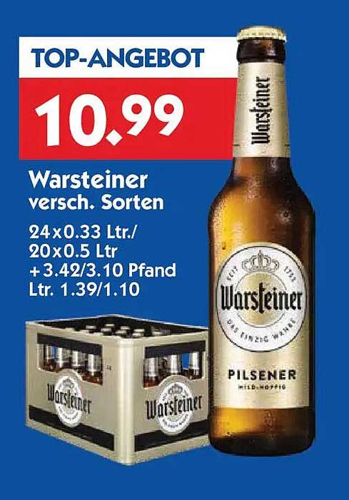 Warsteiner versch. Sorten