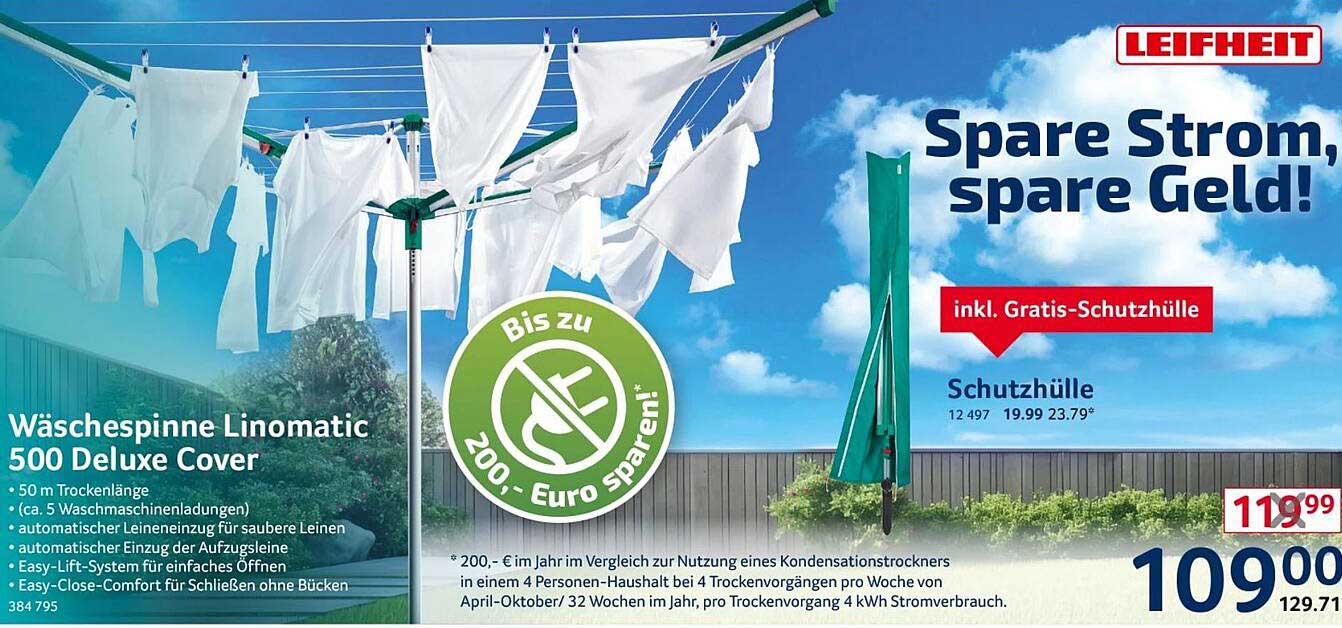 Wäschespinne Linomatic 500 Deluxe Cover