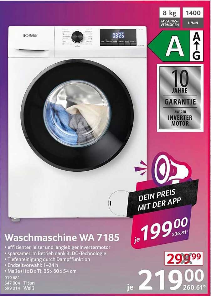 Waschmaschine WA 7185