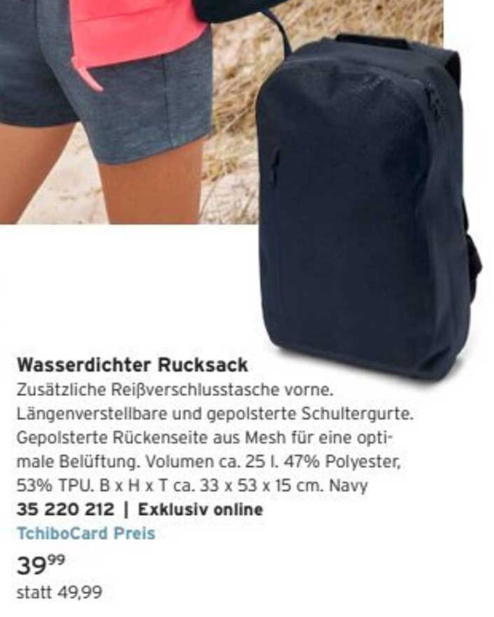 Wasserdichter Rucksack