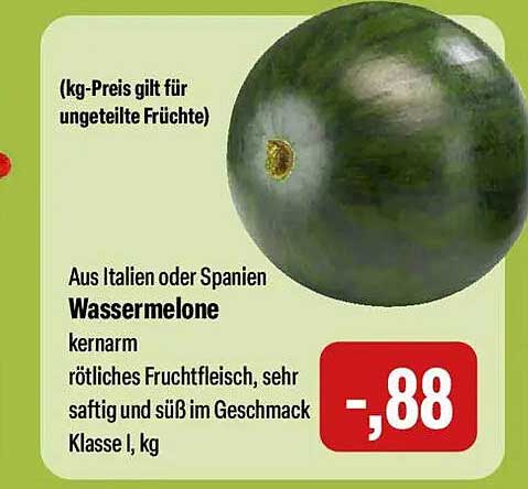 Wassermelone kernarm