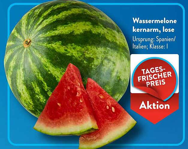 Wassermelone kernarm, lose