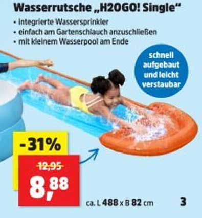 Wasserrutsche „H2OGO! Single“