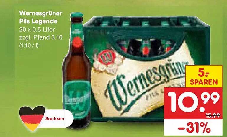 Wernesgrüner Pils Legende