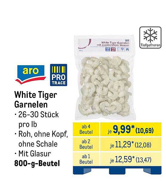 White Tiger Garnelen