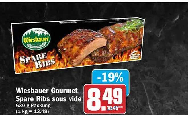 Wiesbauer Gourmet Spare Ribs sous vide