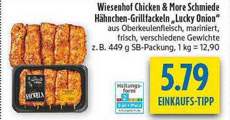 Wiesenhof Chicken & More Schmiede Hähnchen-Grillfackeln „Lucky Union“