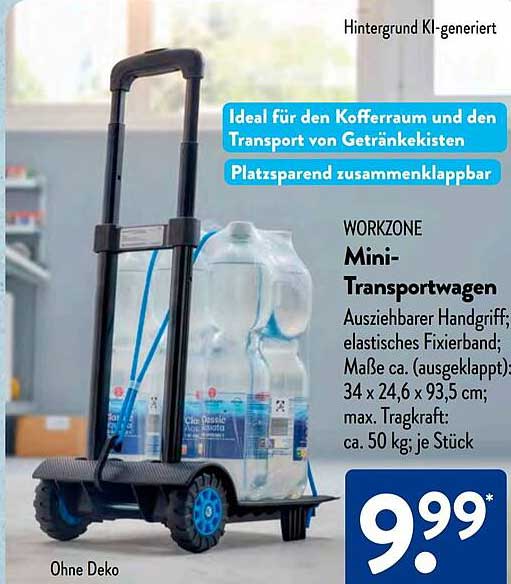 WORKZONE Mini-Transportwagen