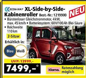 XL-Side-by-Side-Kabinenroller