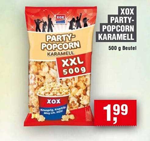 XOX PARTY-POPCORN KARAMELL
