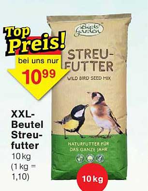XXL-Beutel Streu-futter