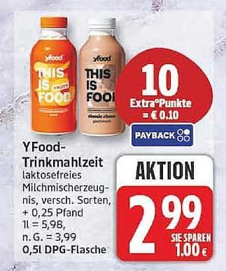 YFood-Trinkmahlzeit