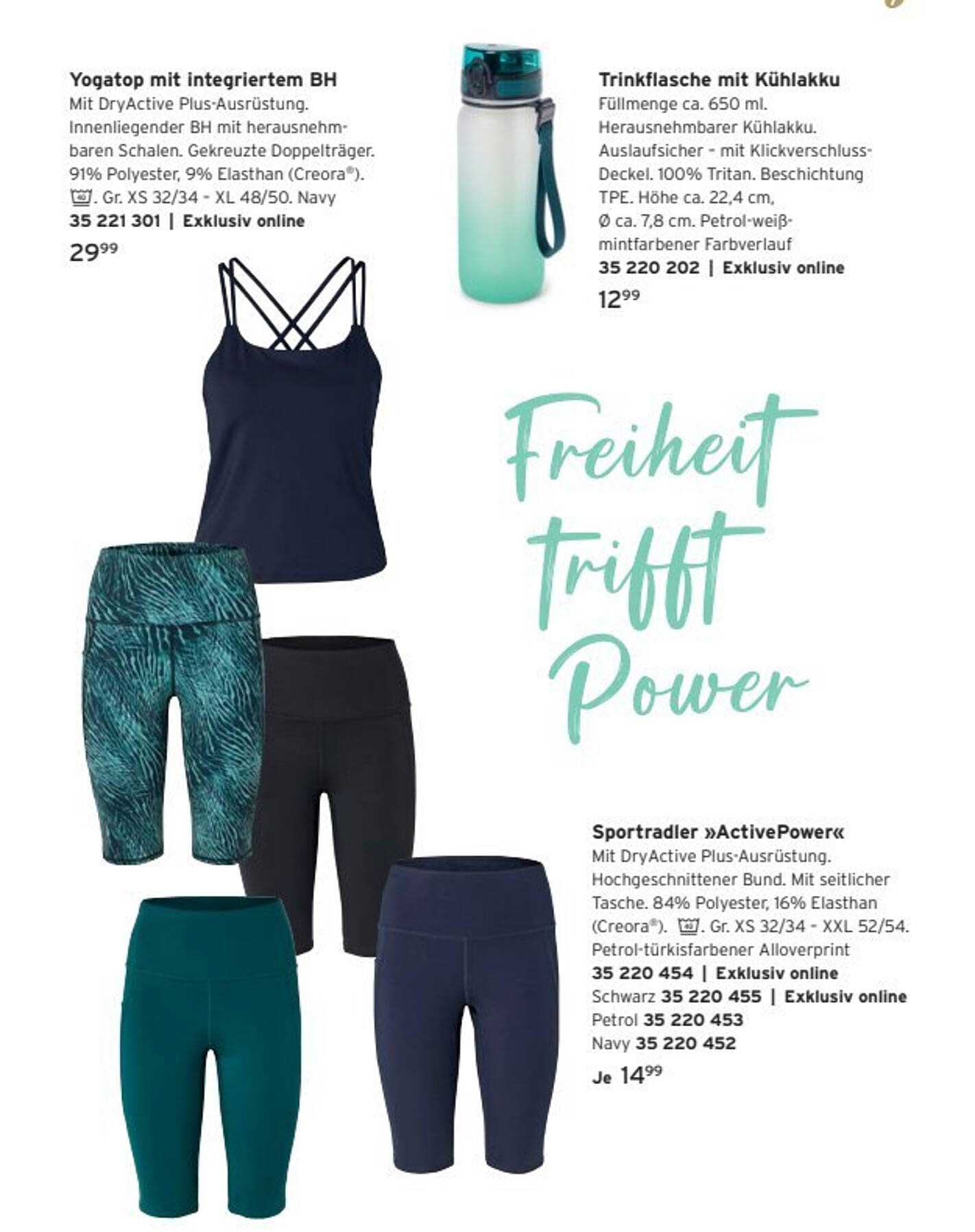 Yogatop mit integriertem BH