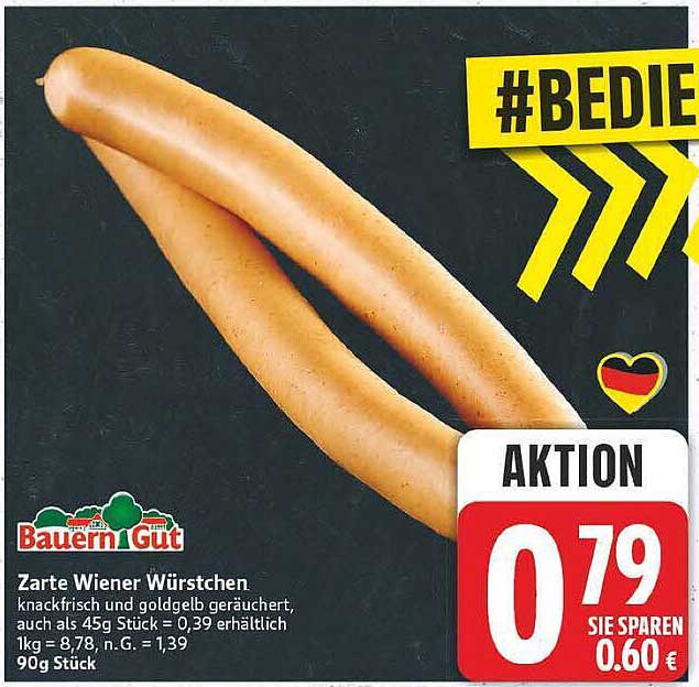 Zarte Wiener Würstchen