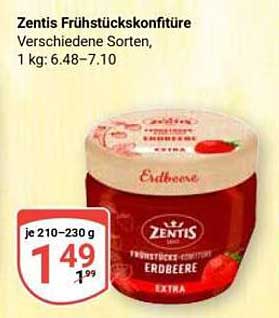 Zentis Frühstückskonfitüre