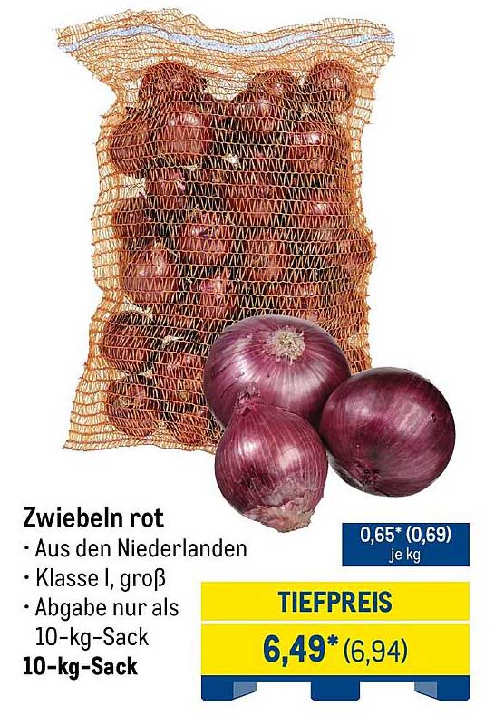 Zwiebeln rot