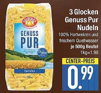 3 Glocken Genuss Pur Nudeln