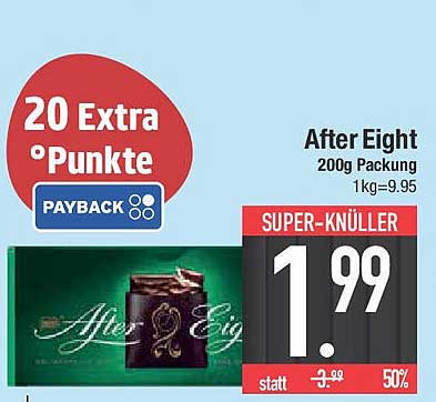 After Eight 200g Packung - Super-Knüller!
