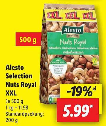 Alesto Selection Nuts Royal XXL