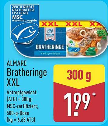 ALMARE Bratheringe XXL - 300 g