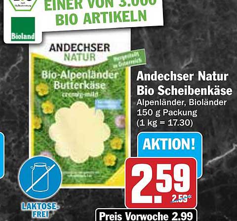 Andechser Natur Bio Scheibenkäse