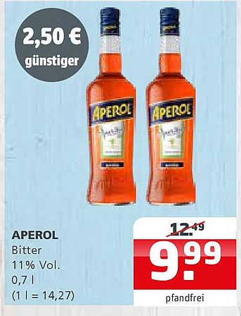 APEROL Bitter 11% Vol. 0,7 l