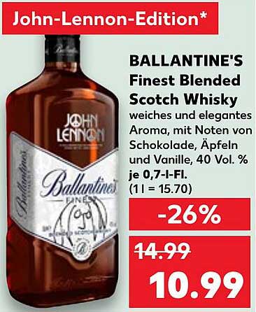 BALLANTINE'S Finest Blended Scotch Whisky - John Lennon Edition