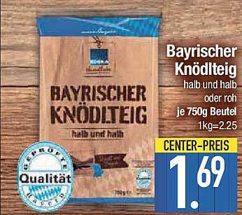 Bayrischer Knödelteig halb und halb 750g