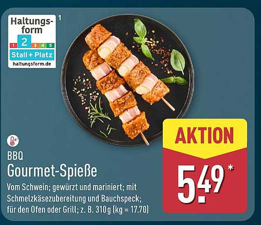 BBQ Gourmet-Spieße