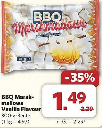 BBQ Marshmallows Vanilla Flavour