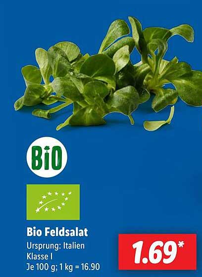 Bio Feldsalat - Frisch aus Italien
