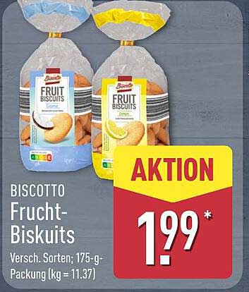 Biscotto Frucht-Biskuits 175-g-Packung